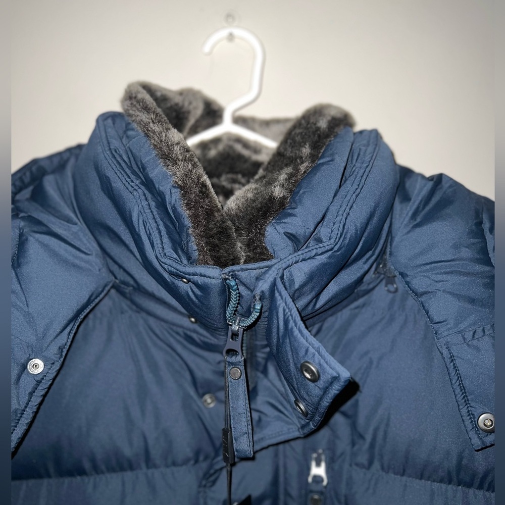 Marc New York Baltic Down Filled Fur Collar Hooded Puffer Coat Jacket - NWT - Picture 2 of 9